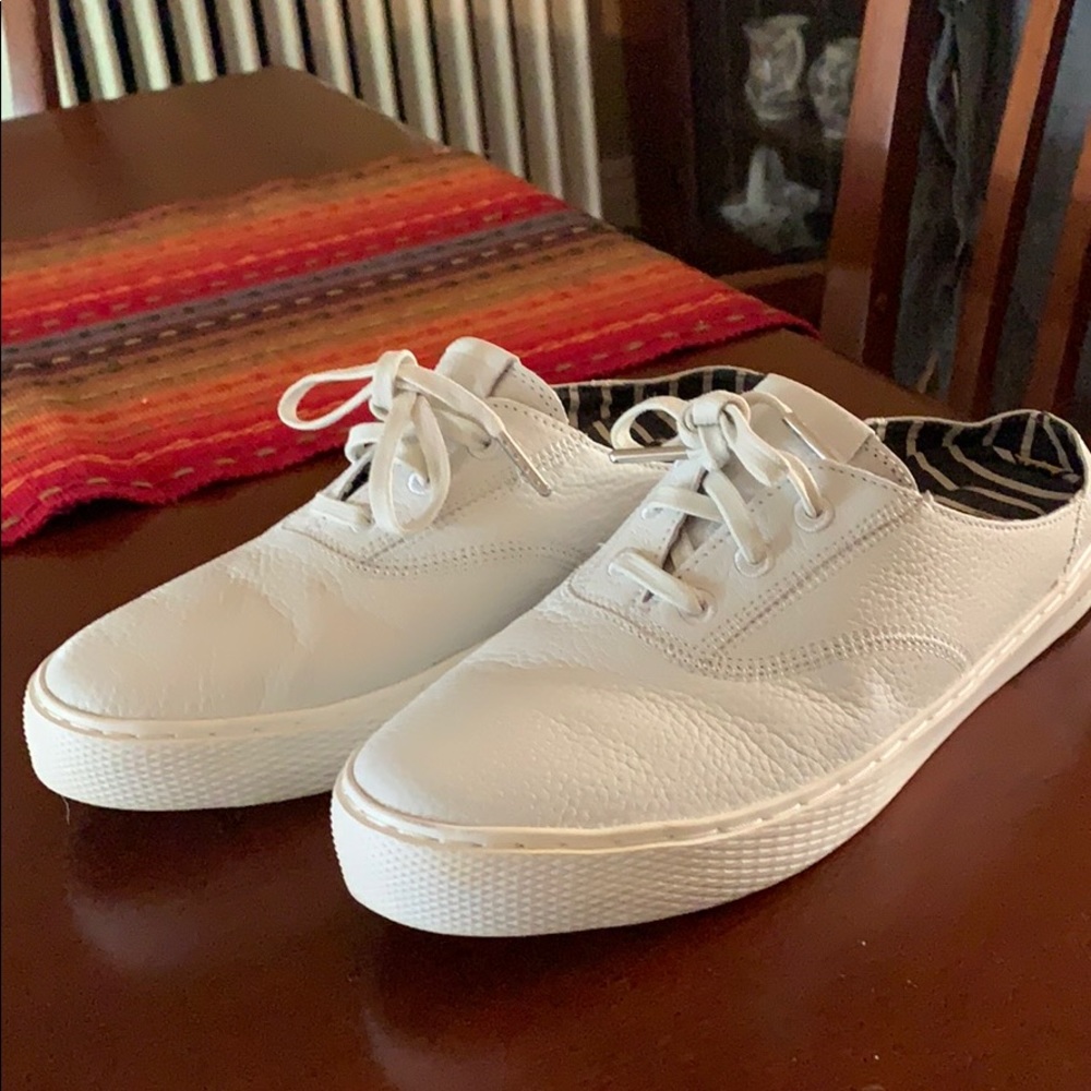 Sneaker slip ons leather